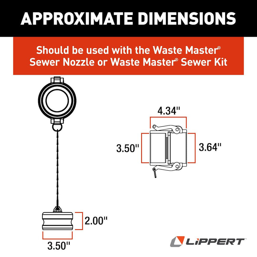 Lippert Components 360578 Sewer Hose Connector - image 3