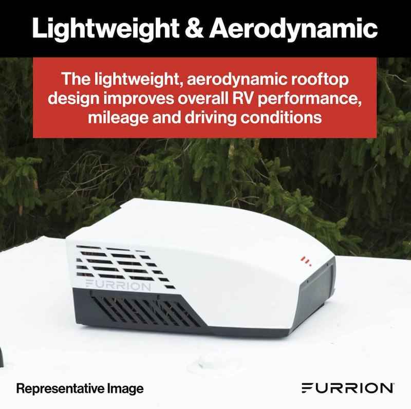 Furrion Chill HE Rooftop RV A/C 15000 BTU White FACR15HESA2-PS-AM