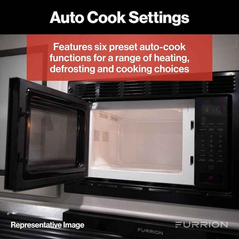 Furrion FMSN09-BL Microwave Oven 0.9 Cu Ft Black 900W