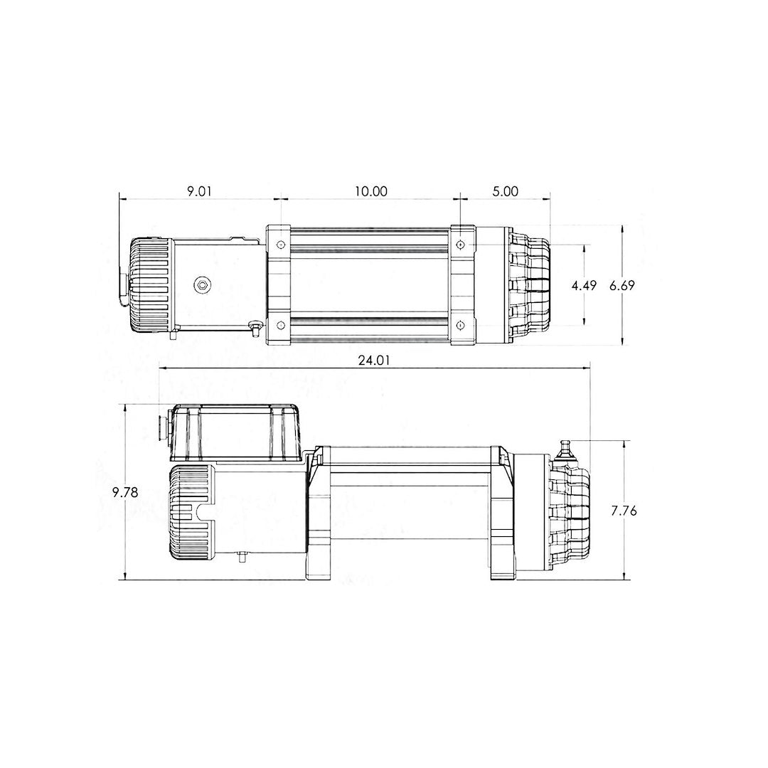 Superwinch 1515001 Tiger Shark 15000SR Planetary Winch