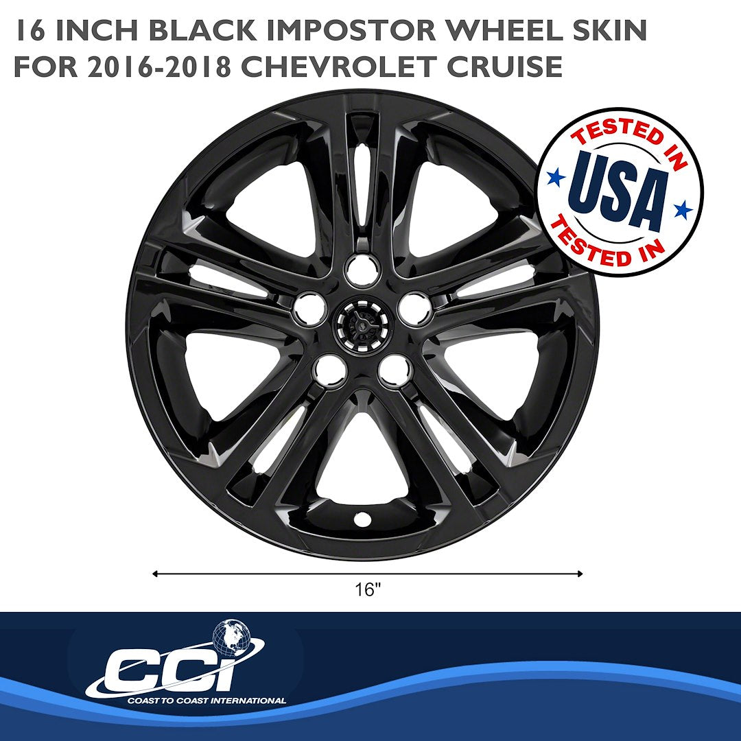 Coast To Coast IMP412BLKN Black Cruze Impostor Wheel Skins - image 3