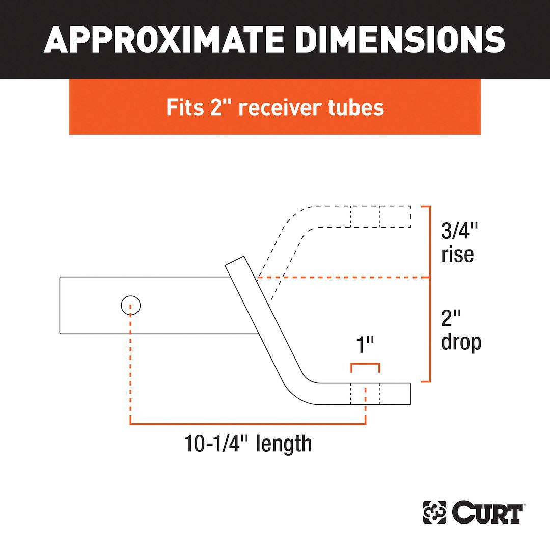 Curt 45840 Trailer Hitch Ball Mount - image 3