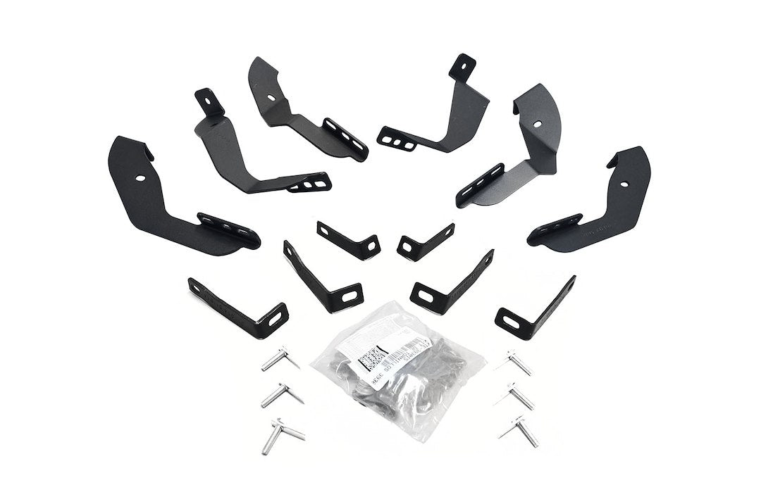 Go Rhino 6840435 Nerf Bar Brackets for 15 GM Diesel with DEF