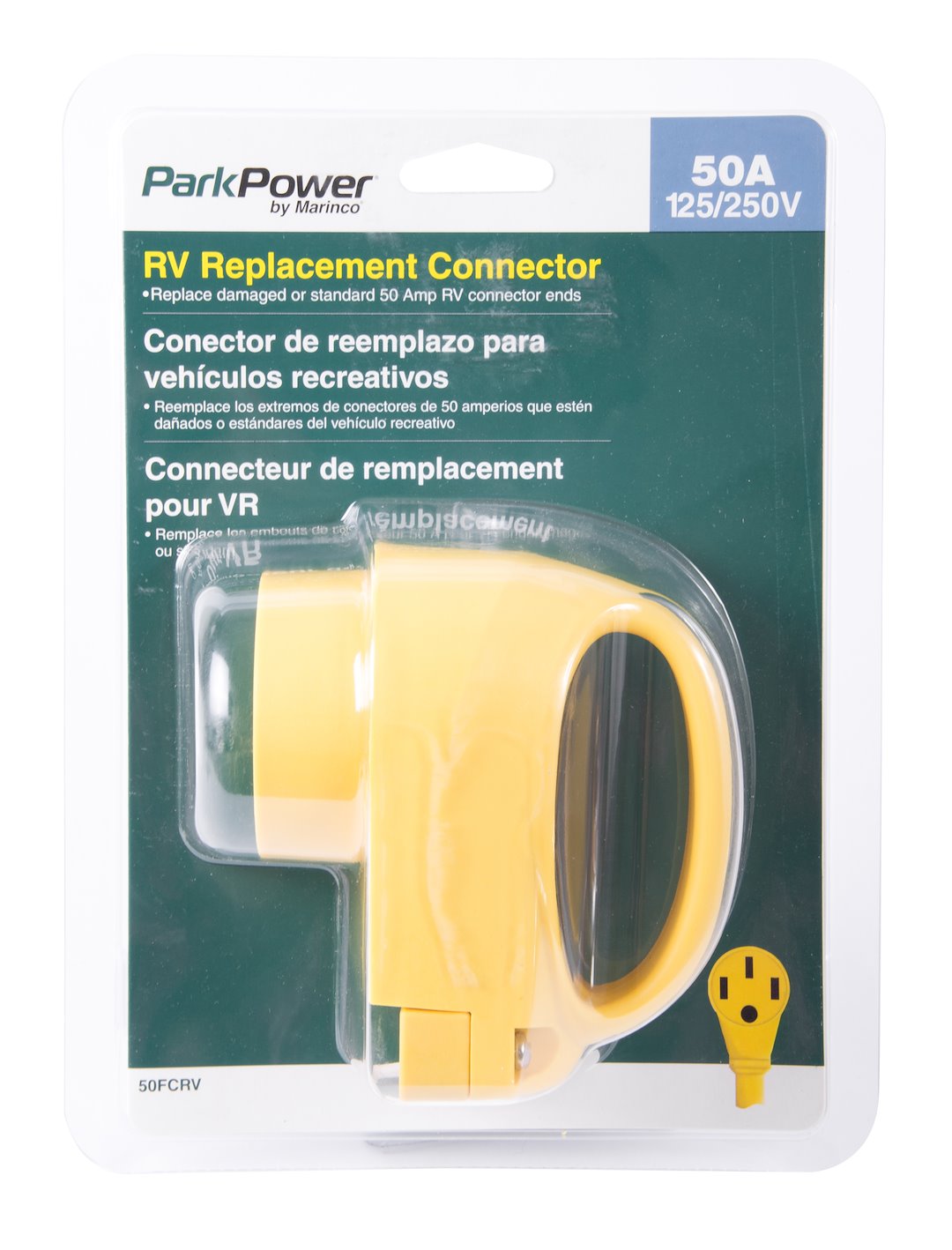 Marinco 50fcrv Power Cord Plug End - image 3