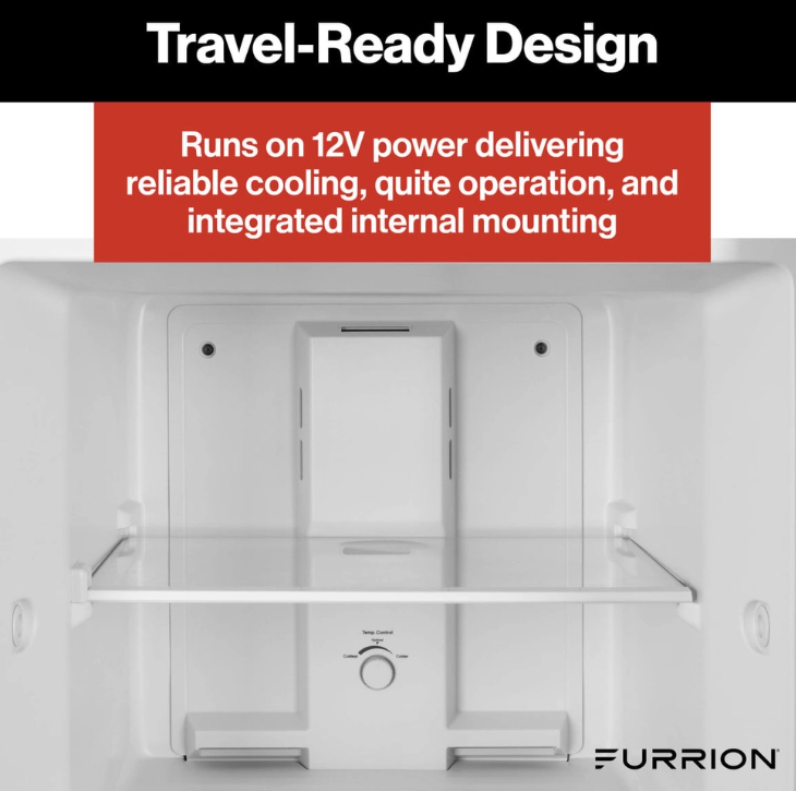 Furrion 2024120716 12V DC RV Fridge– 10.6 Cu. Ft. Dual Door
