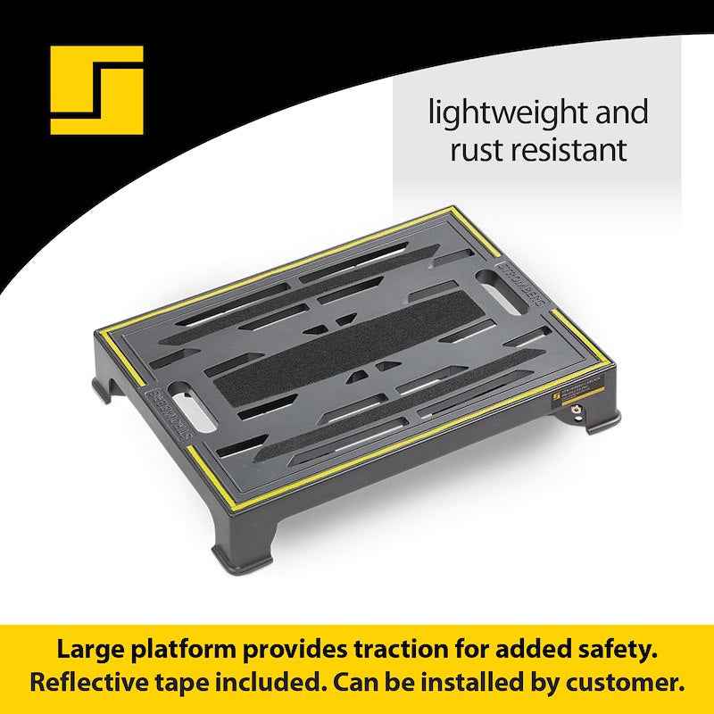 Single Folding Aluminum Entry Step – 19" Wide, 1000 lb PA-150