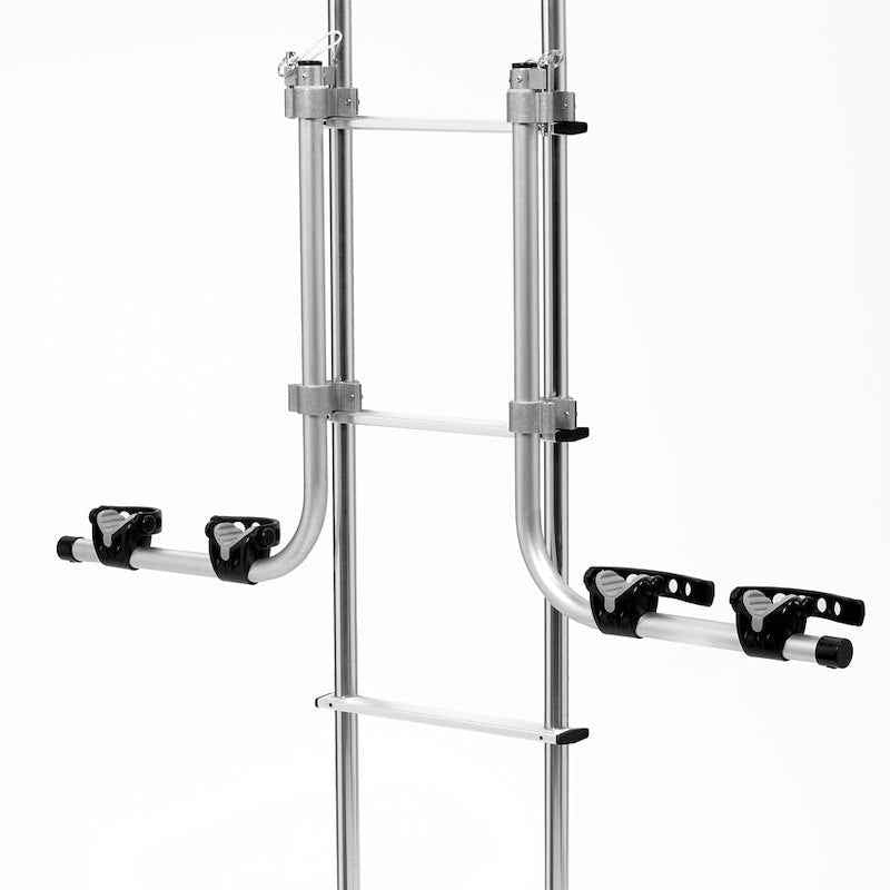 RV Ladder Bike Rack – Surco 501BR – Universal 2-Bike Aluminum Mount Carrier