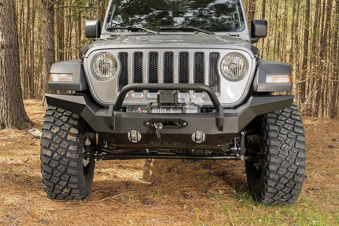 Rugged Ridge 11540.31 Full-Width Steel Front Bumper for JL