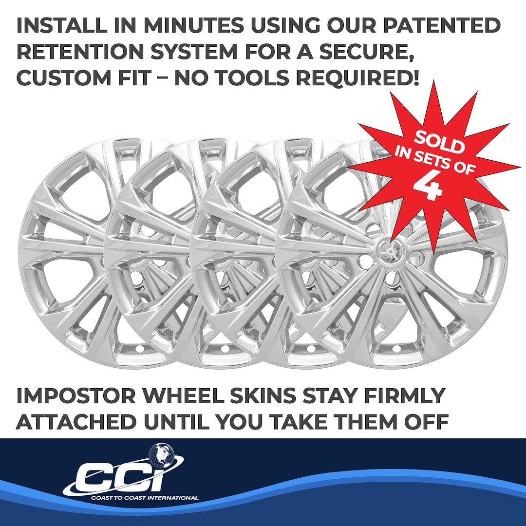 Coast To Coast IMP414X Chrome Escape Impostor Wheel Skins - image 4