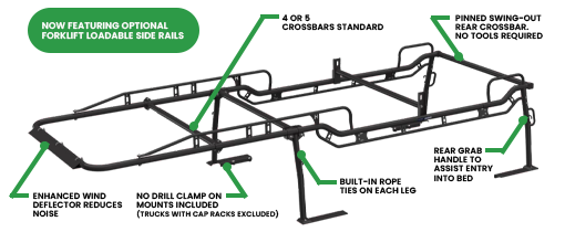Holman 12006 Pro Rack Leg and Crossbar Kit