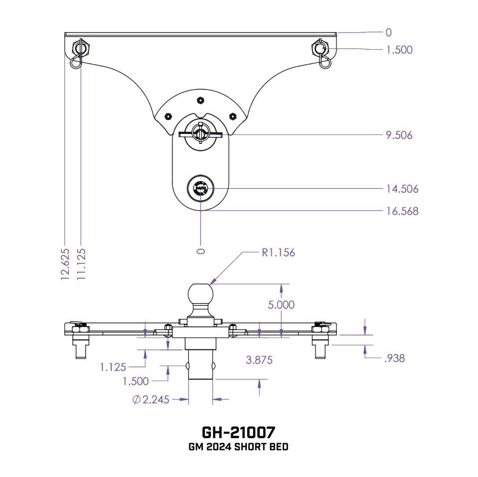Gen-Y Hitch Gh-21007 Gooseneck Trailer Hitch Ball - image 5