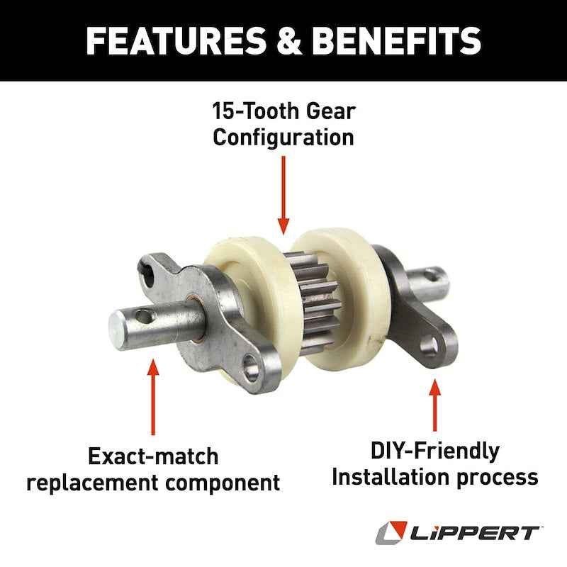 Slide Out Gear – 15 Tooth Spur Gear Pack for 2-1/2 Inch Systems