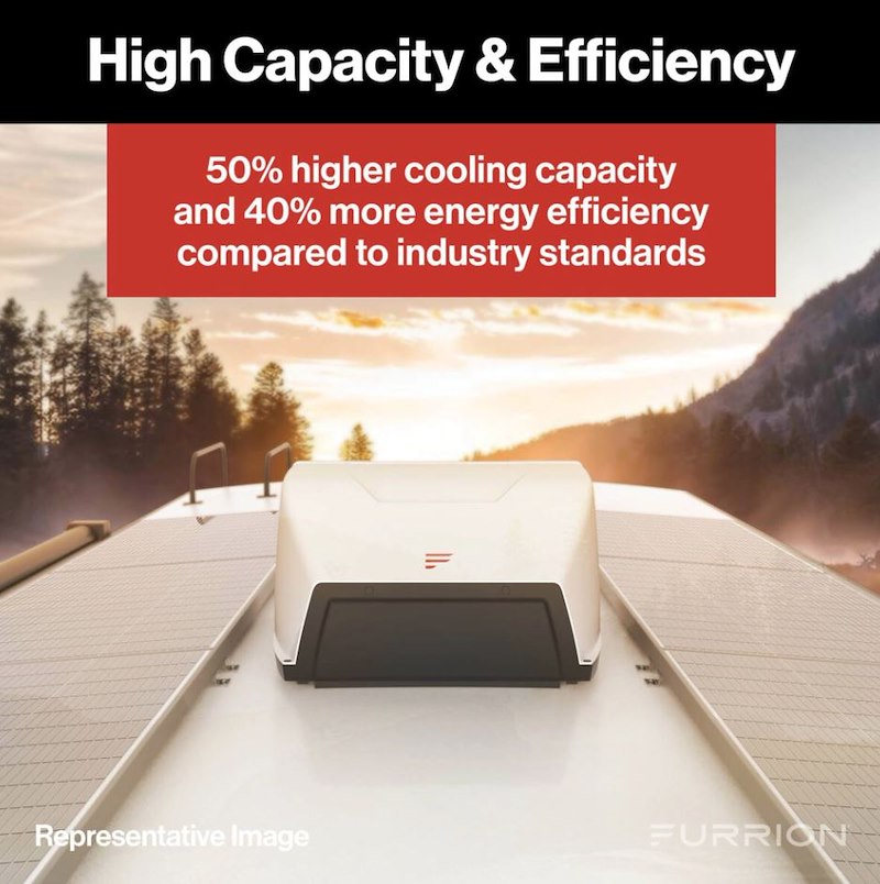 Furrion Chill HE Rooftop RV A/C 15000 BTU White FACR15HESA2-PS-AM