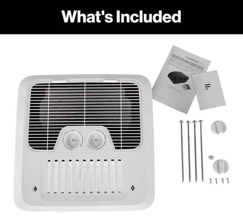Furrion Chill A/C Ceiling Assembly White Manual Control FACT11CA2-PS-AM
