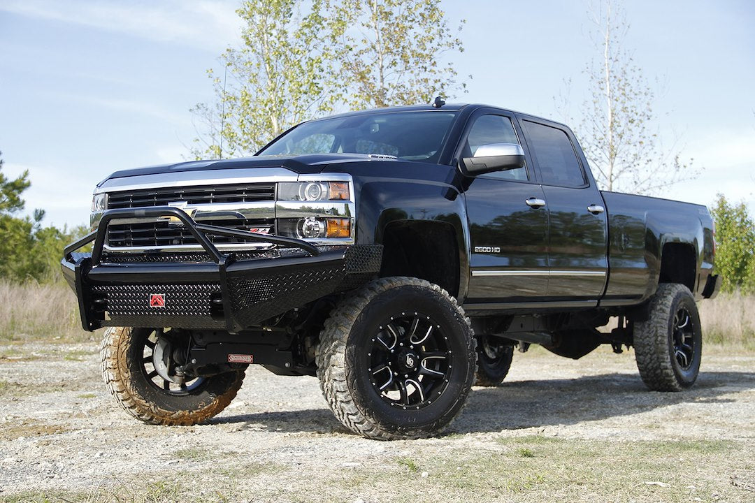 Fab Fours CH08-S2062-1 Black Steel Direct-Fit Bumper