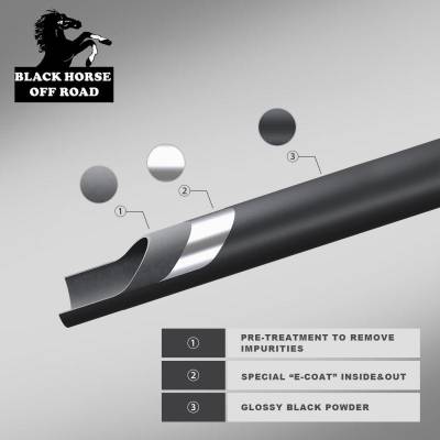 Black Horse Offroad SPARTAN™ Steel Grille Guard 17FT20MA - image 5