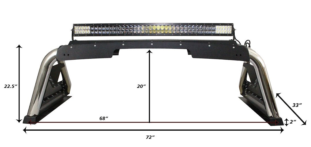 Go Rhino 911000T Black Lightning Sport Bar 2.0