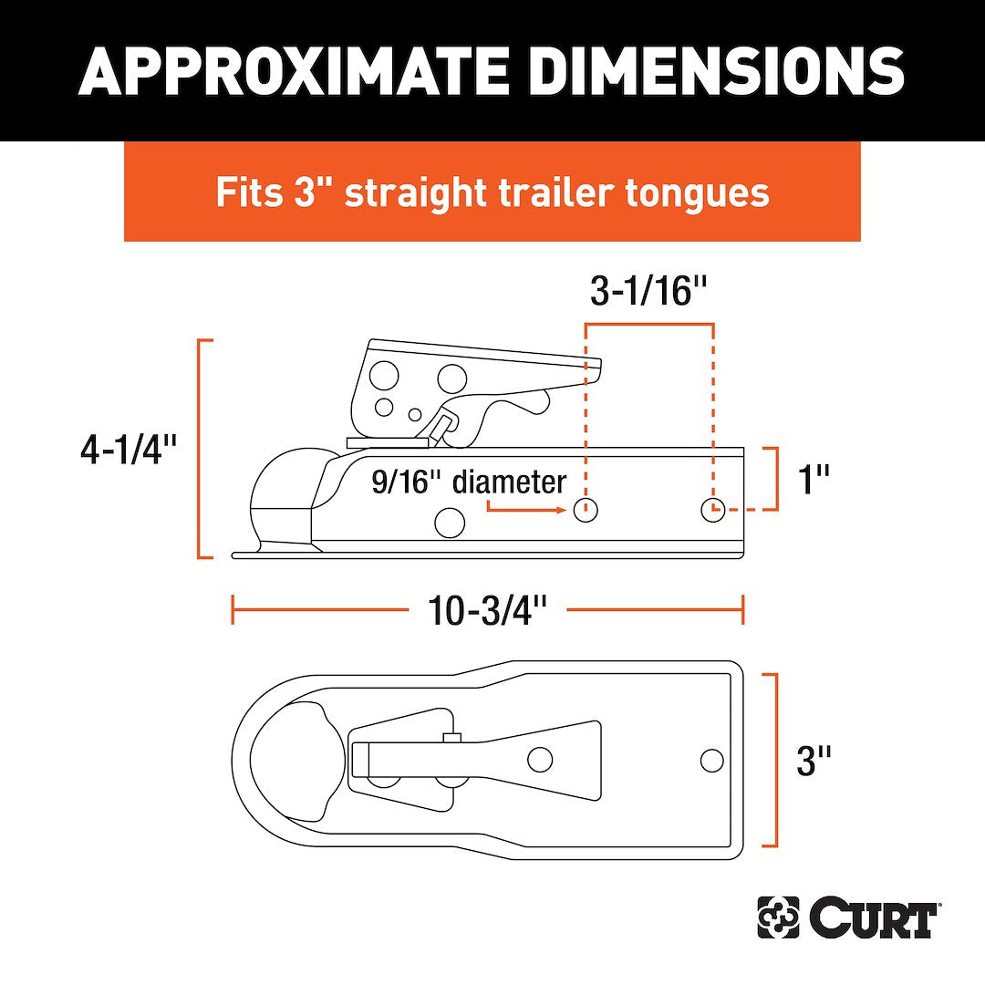 Curt 25138 Trailer Coupler - image 6