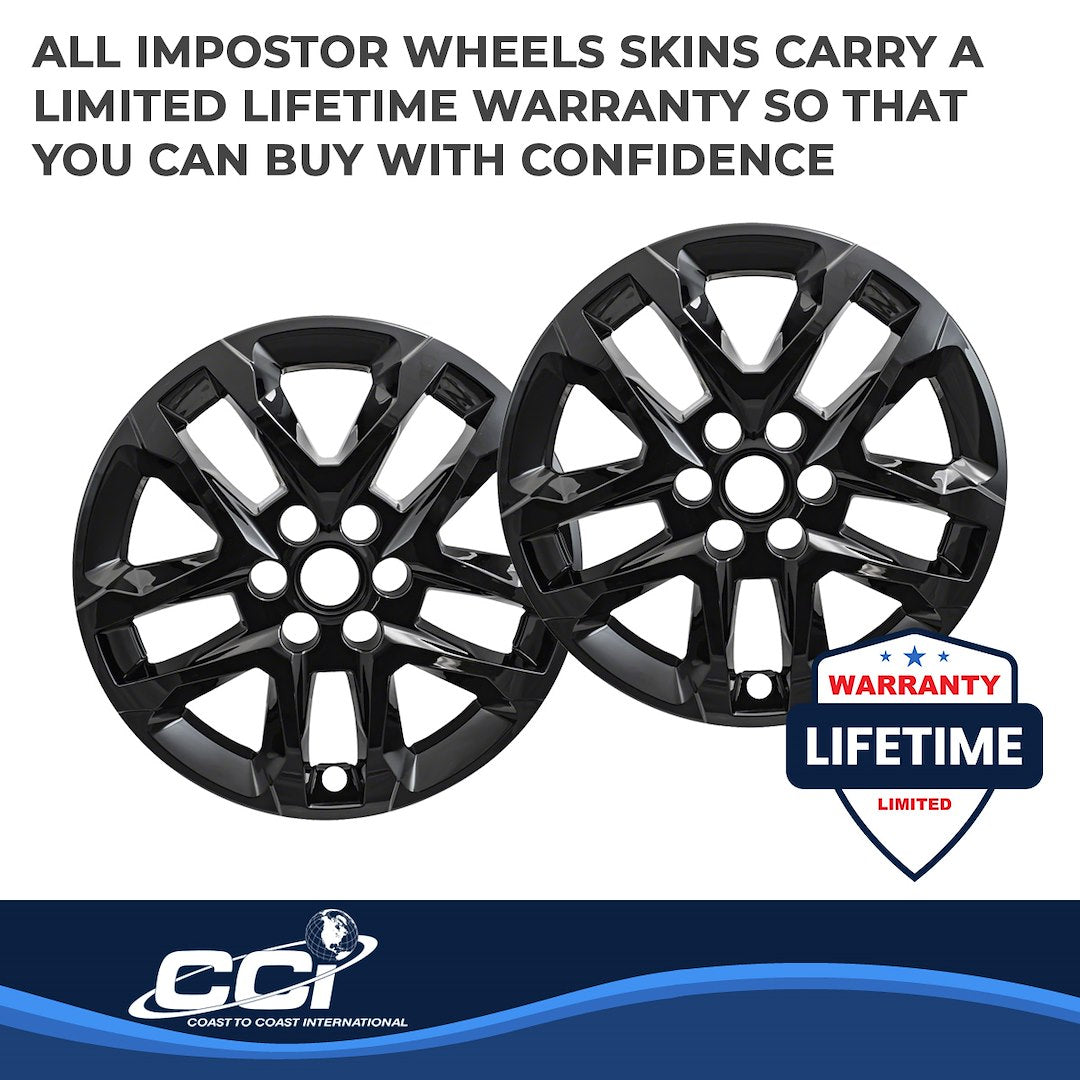 Coast To Coast IMP416BLKN Black Traverse Impostor Wheel Skins - image 4