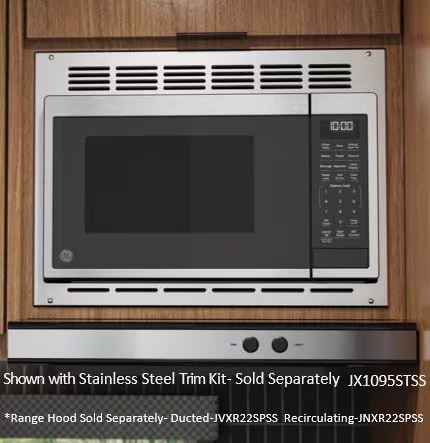 GE Appliances JX1095STSS Microwave Trim Kit – For JEB1095STSS / 0.9 Cu. Ft.