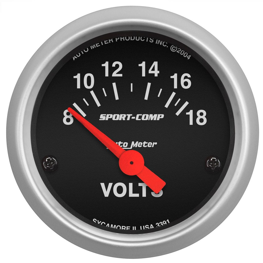 Autometer 3391 Gauge Voltmeter - image 1
