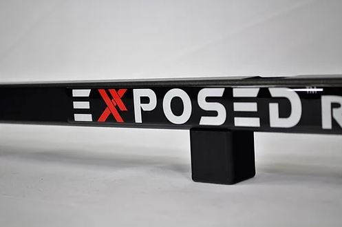 Exposed Racks 8-00-9702-BK Black Middle Crossbar, 51 Inch
