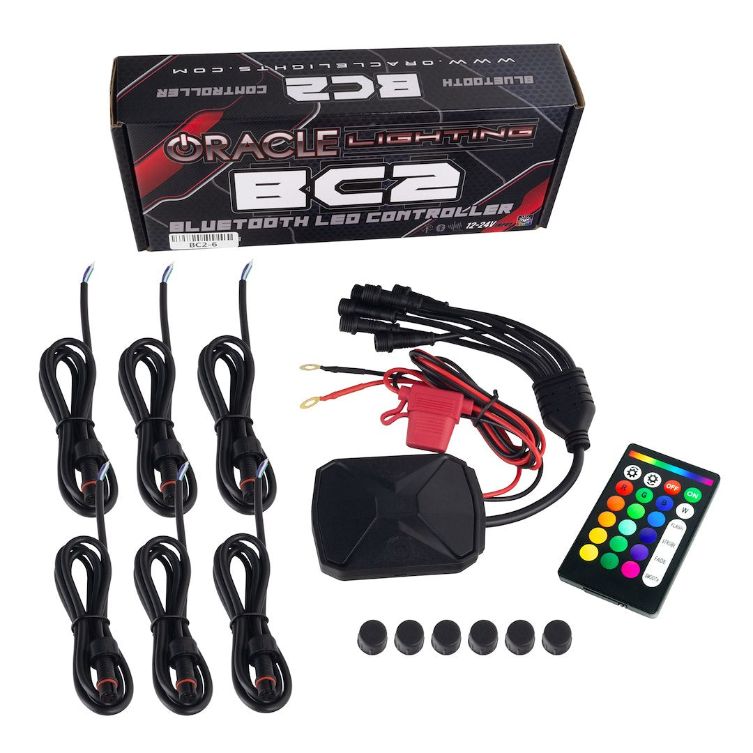 Oracle Lighting BC2-6 Bluetooth RGB Controller, Six Outputs
