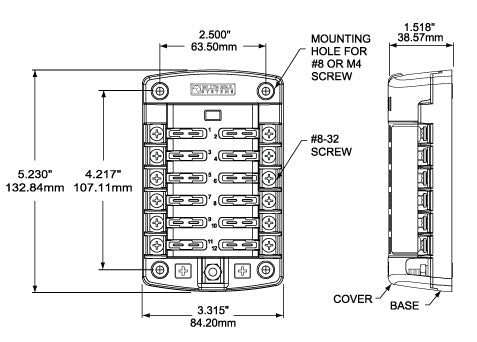 Blue Sea 5029-Bss Fuse Block - image 2