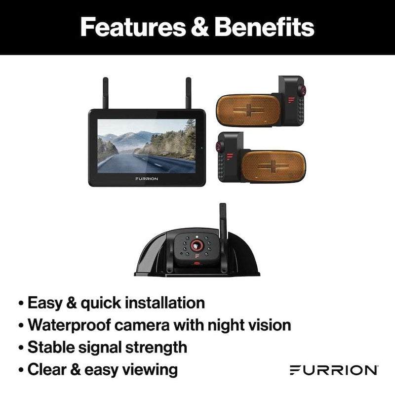 Système de caméra pour camping-car Furrion 2021124369 Vision S+ 7 pouces