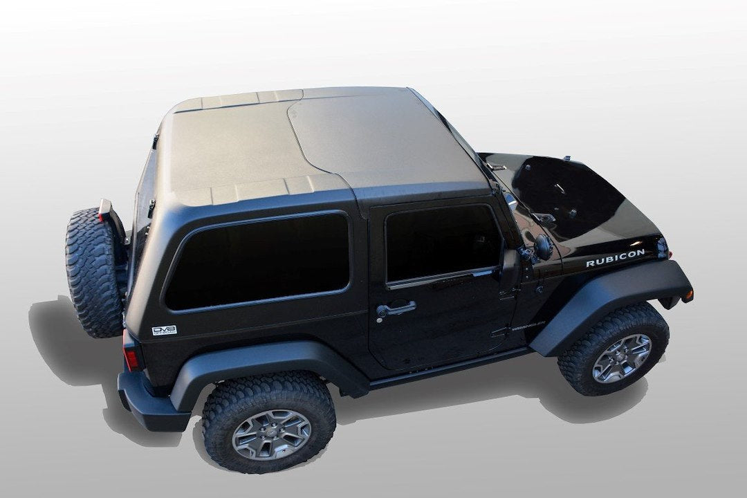 DV8 Offroad HT07FB22 Black Fiberglass Fastback Hard Top