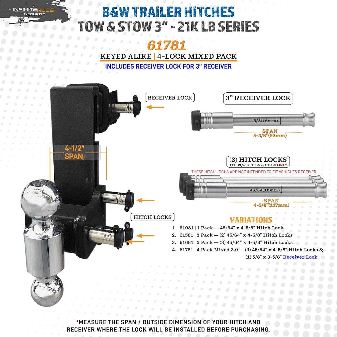 Infiniterule 61781-S Trailer Hitch Pin - image 2