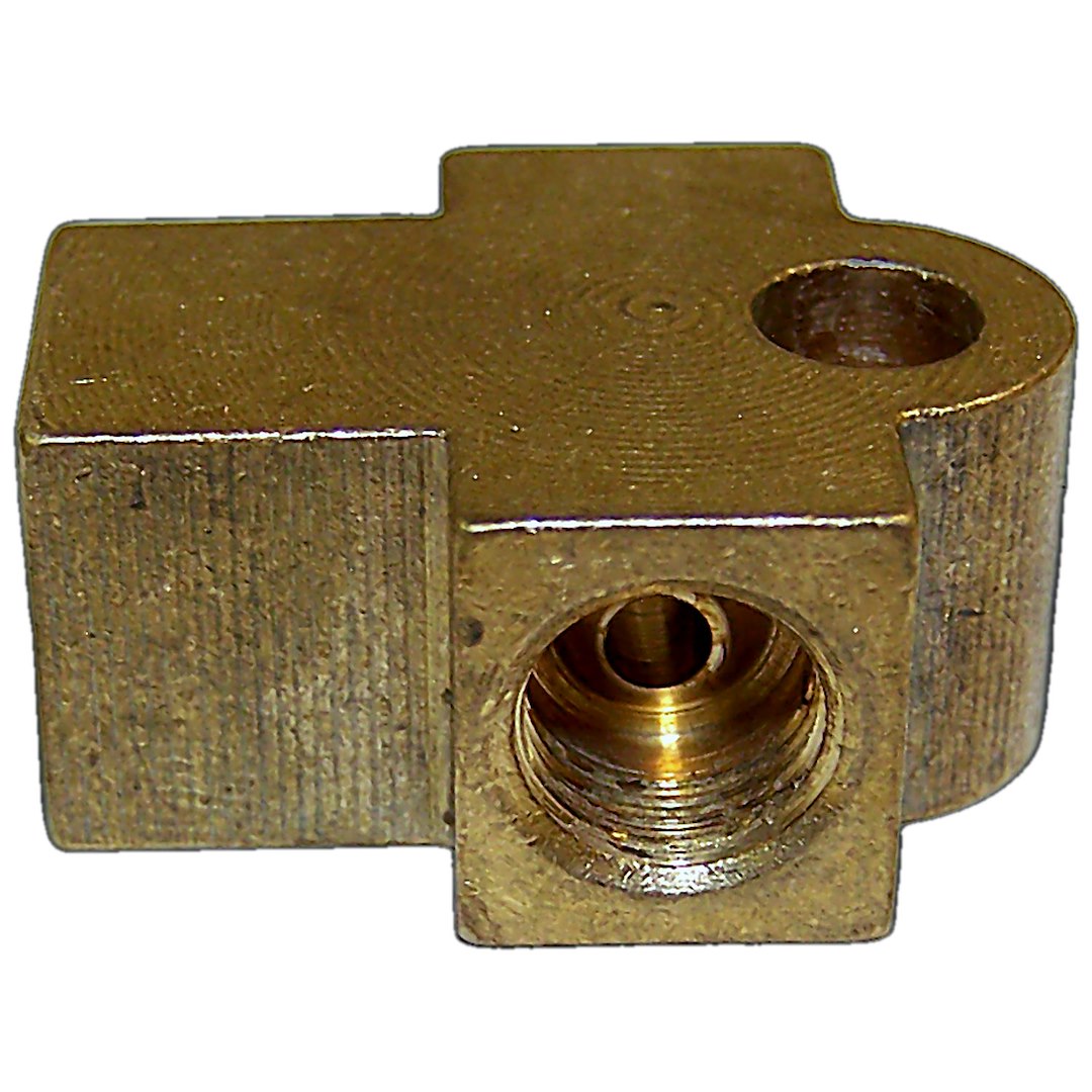Crown Automotive J0637432 Brass Brake Line Distribution Tee - image 2