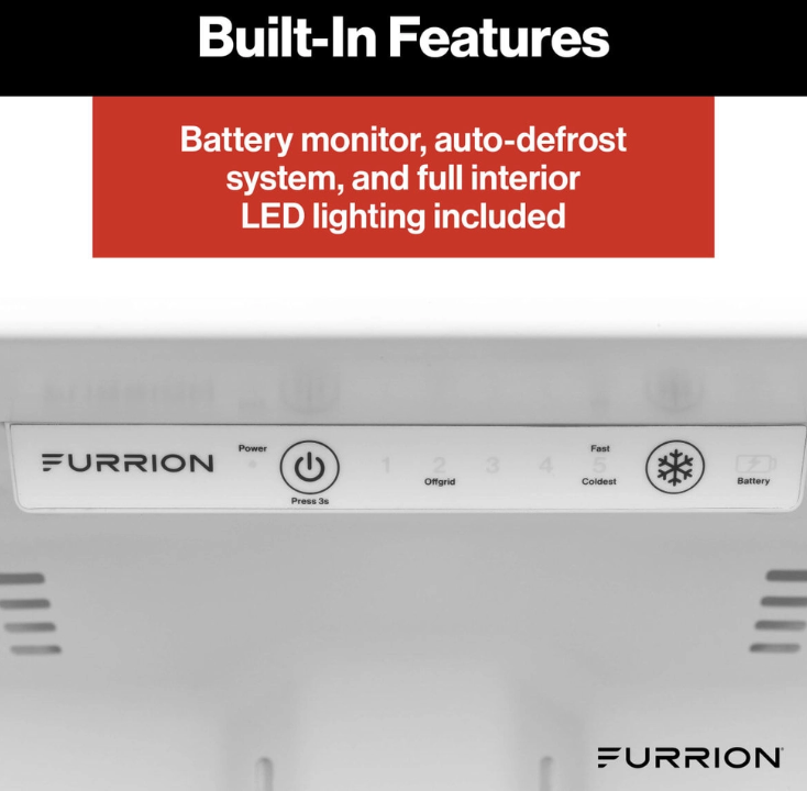 Furrion 2024120716 12V DC RV Fridge– 10.6 Cu. Ft. Dual Door
