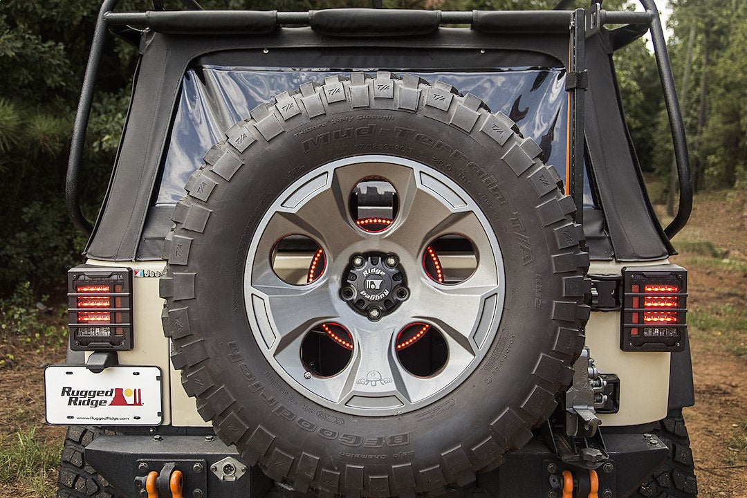 Rugged Ridge 11585.04 LED Ring Spare Tire Brake Light
