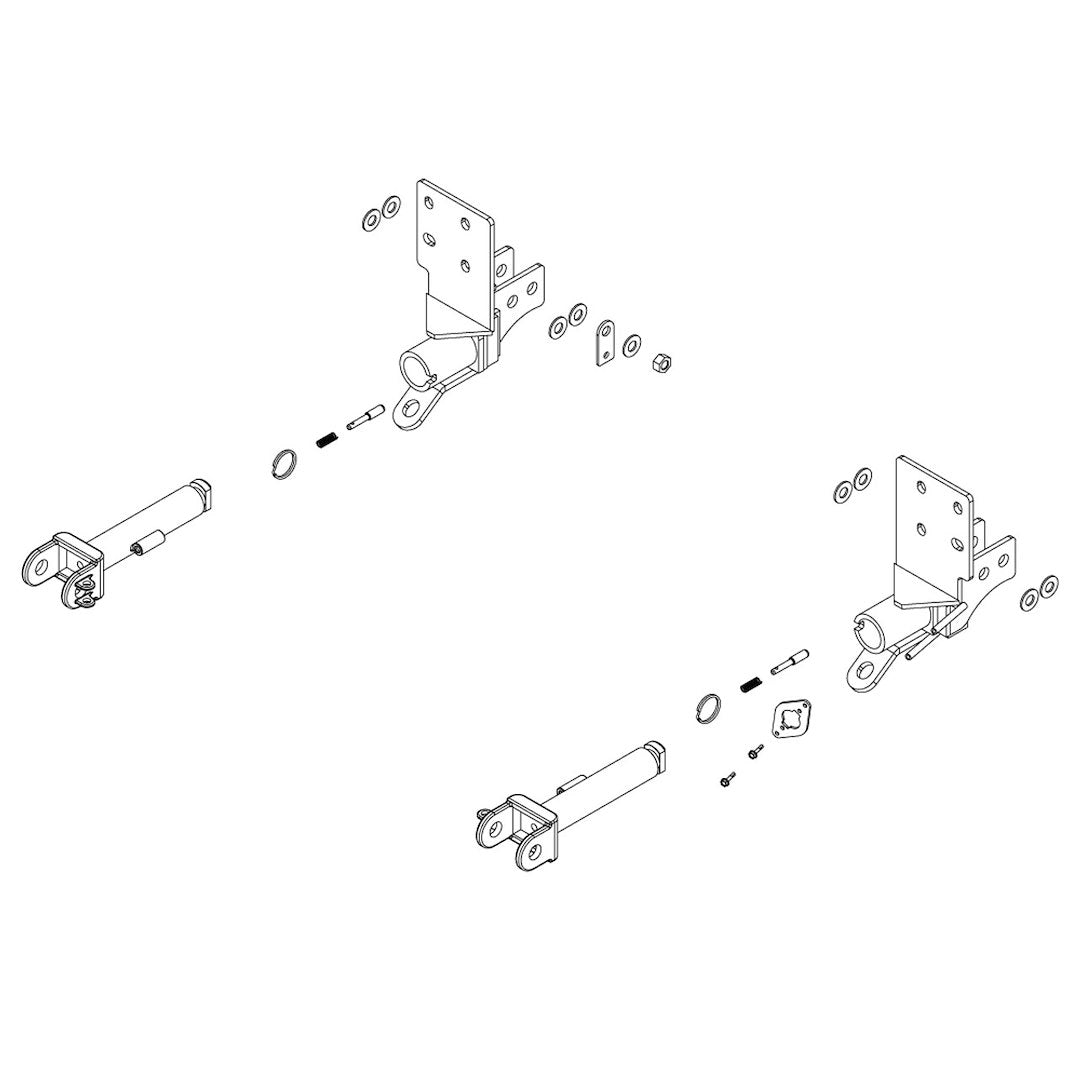 Roadmaster 523222-5 Crossbar-Style Steel Baseplate