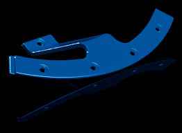 KMC XD827 18x9 Wheel Spoke Inserts, Blue, Set of 5