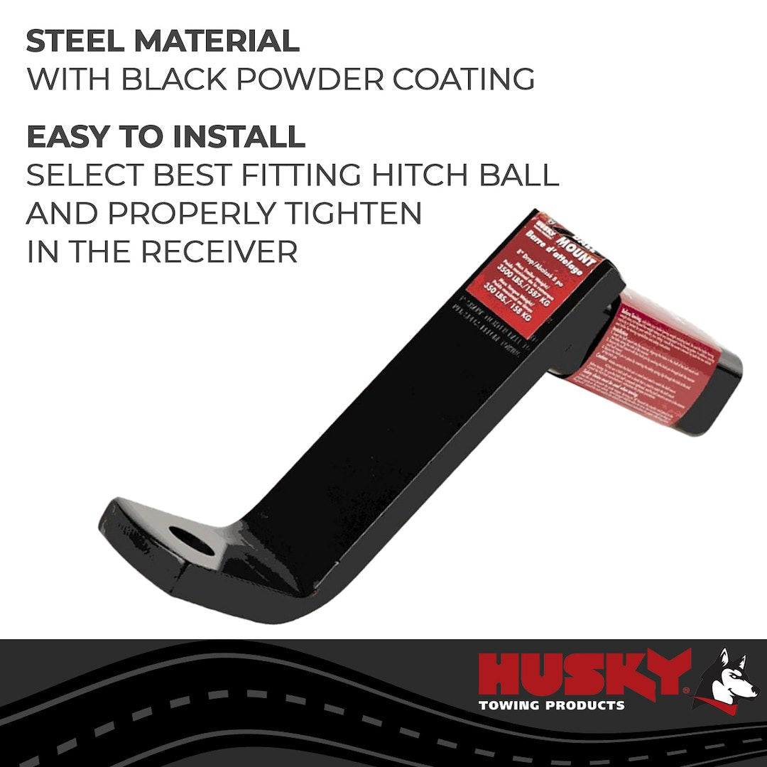 Husky Towing 31361 Trailer Hitch Ball Mount - image 4