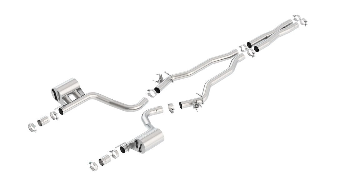 Borla ATAK ® Series Cat Back System Dual Dual Exhaust System Kit 140648 - image 1