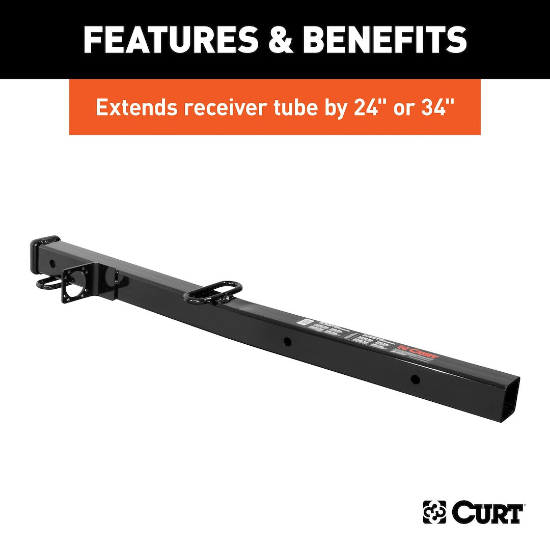 Curt 45048 Trailer Hitch Receiver Tube Adapter - image 4