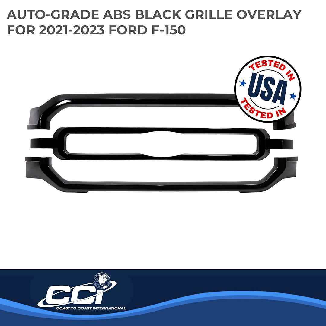 Coast To Coast GI184BLK Impostor Black F-150 Grille Overlay - image 2