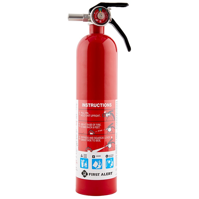 First Alert GARAGE10 Fire Extinguisher 2.5 lb UL Rated 10-B:C
