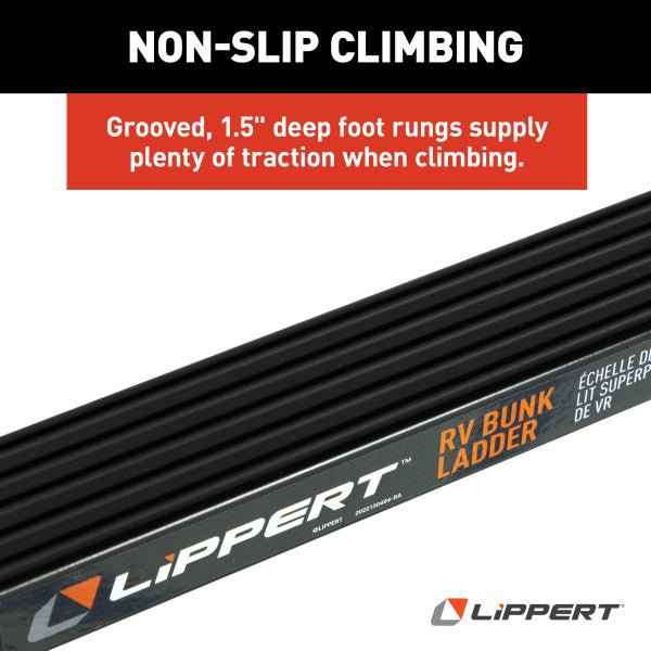 Collapsible RV Bunk Ladder – 84" Adjustable, 6 Steps, 250 lb Capacity