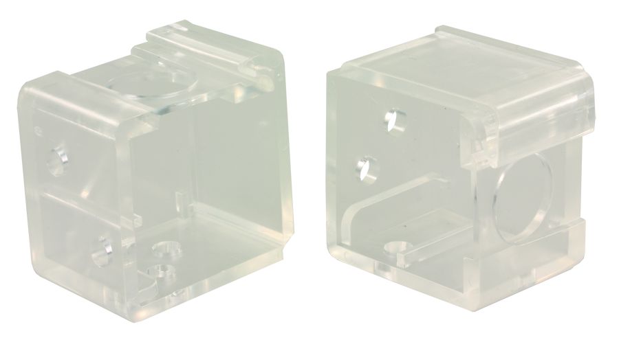 JR Products Window Shade Mounting Hardware (81915) – Color: Clear