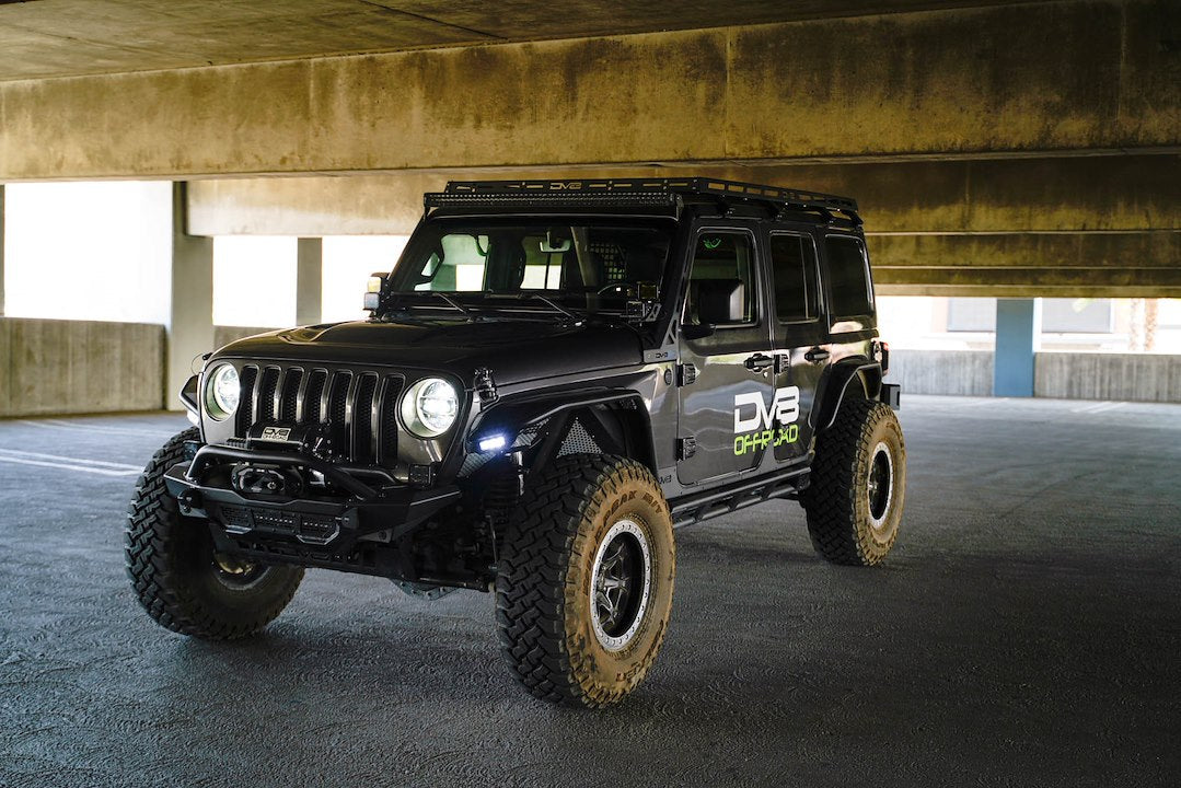 DV8 Offroad LBJL-11 Jeep JL/JT Dual A-Pillar Pod Mount