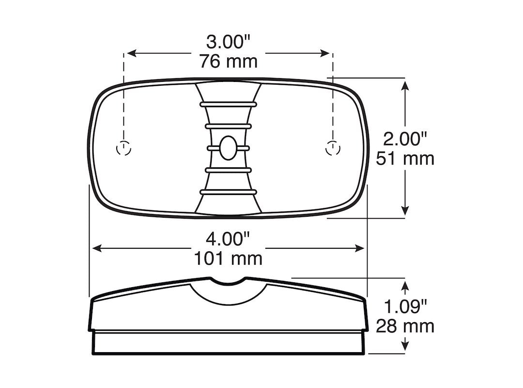 Peterson Mfg. 38r-Mv-Bt2 Clearance Light - image 2