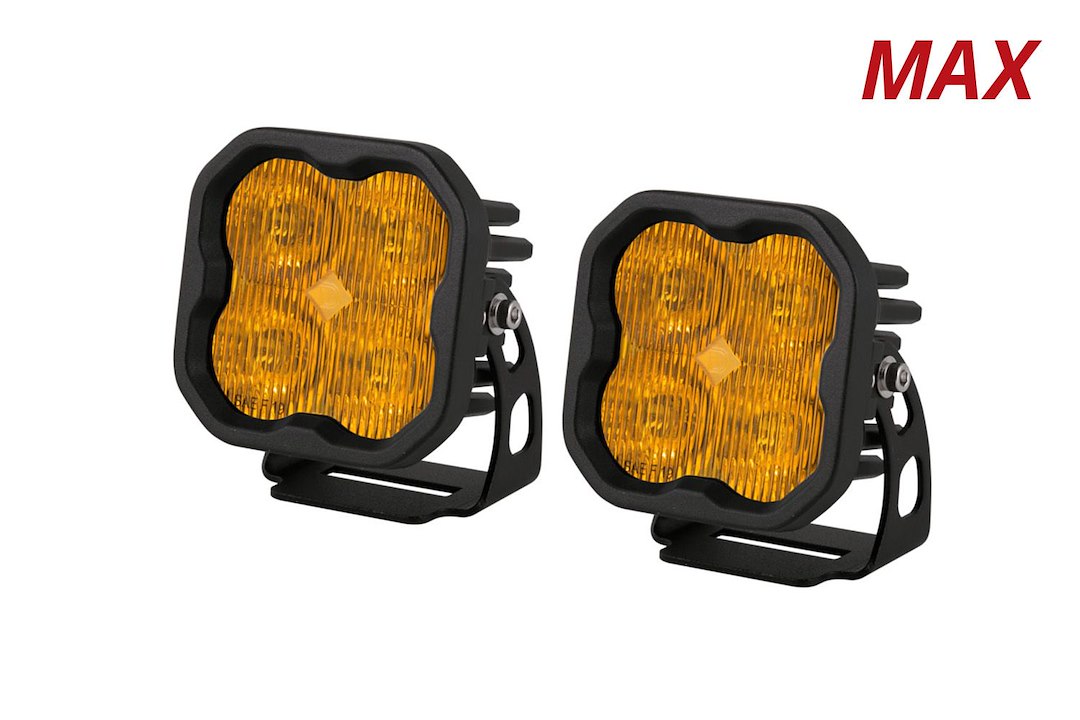 Diode Dynamics DD6910P SS3 Max Amber Fog Lights, Pair