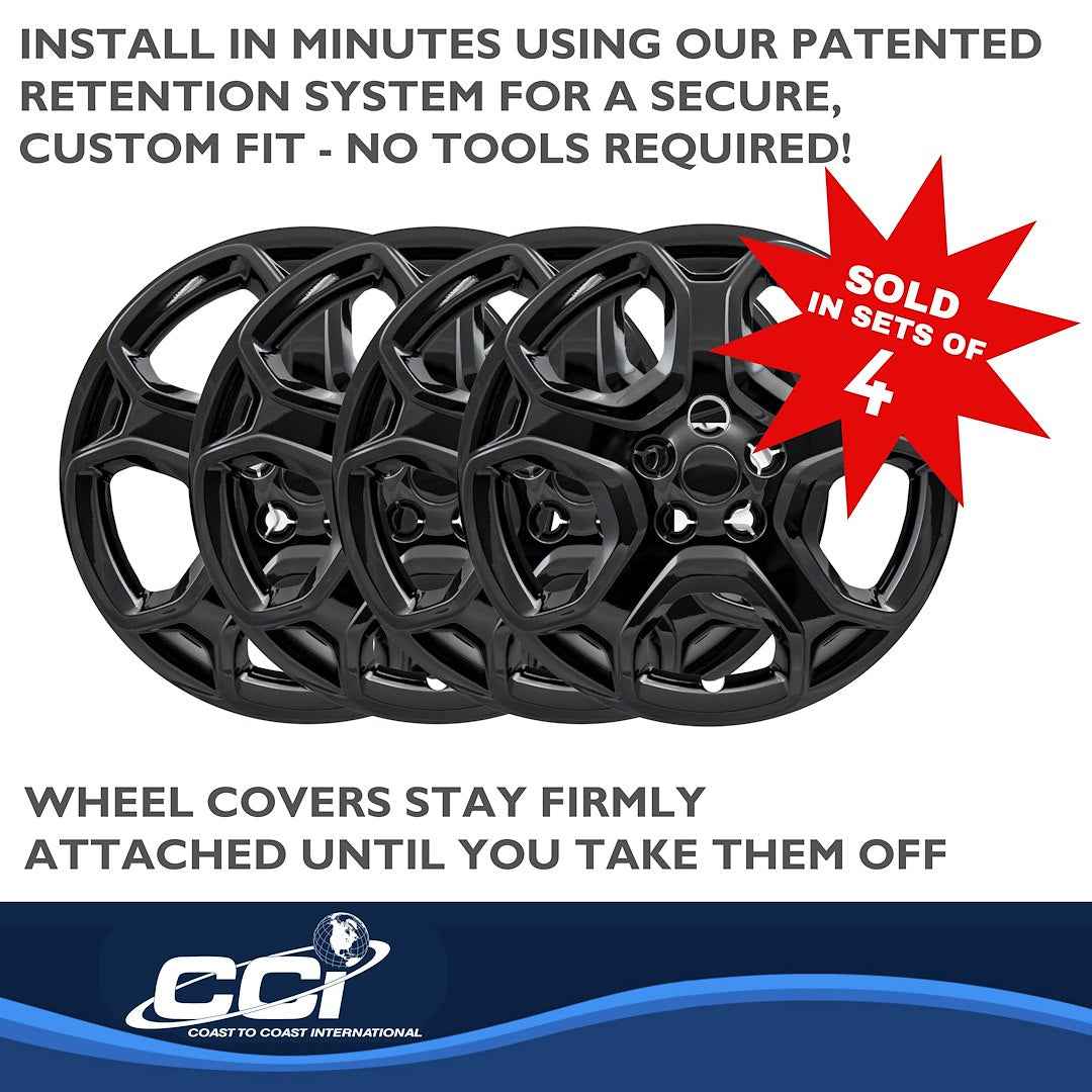 Coast To Coast 52517BLK Escape 17-Inch Black Covers