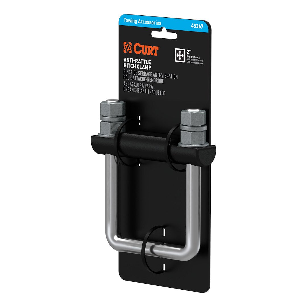 CURT 45367 2-Inch Anti-Rattle Hitch Clamp - image 8