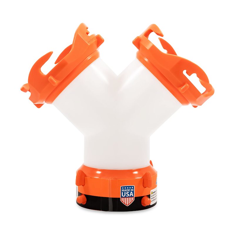Camco 39812 RhinoFLEX RV Sewer Hose Wye Connector – 360° Swivel