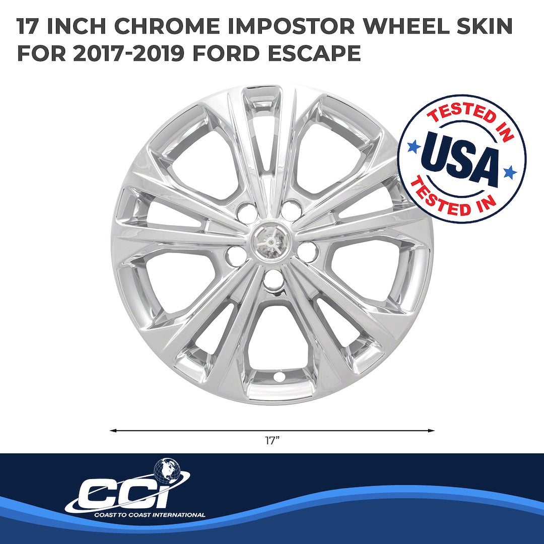 Coast To Coast IMP414X Chrome Escape Impostor Wheel Skins - image 2